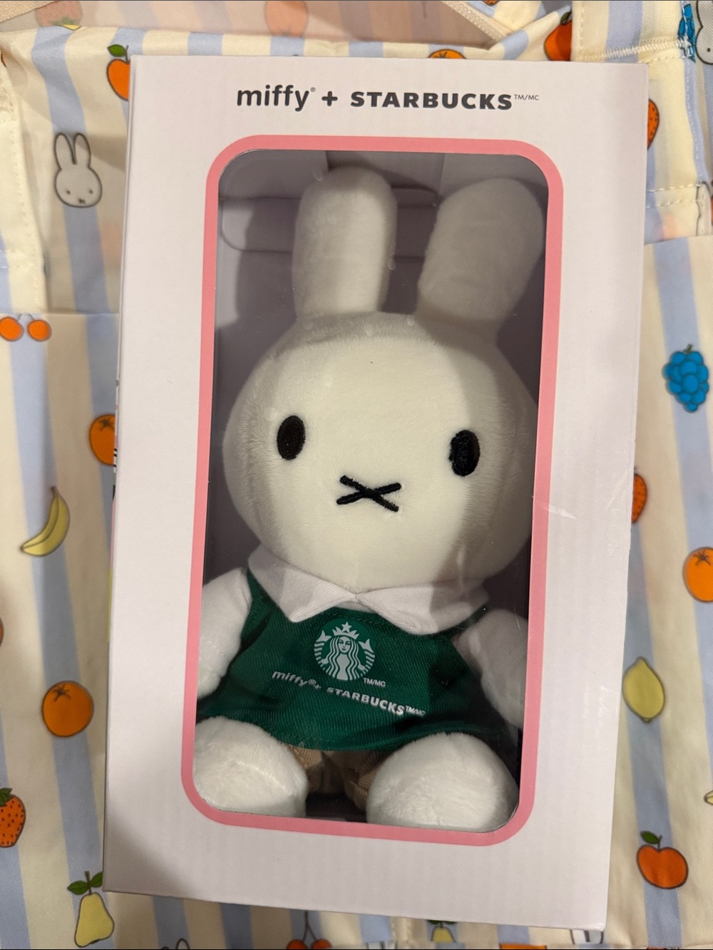 Miffy x Starbucks Plush Bunny in White & Green
